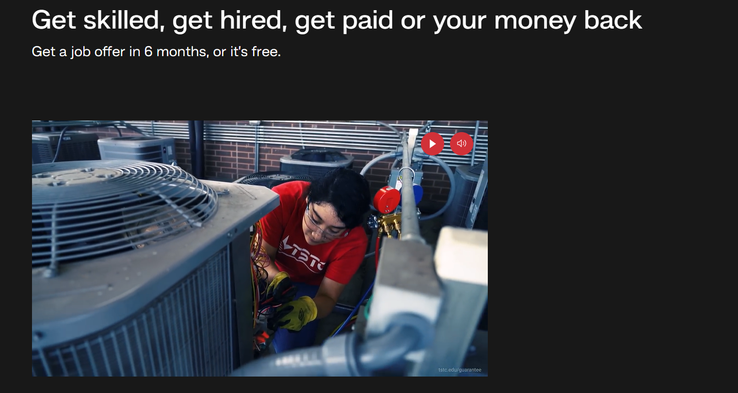 Tx Trade Screenshot performance based model