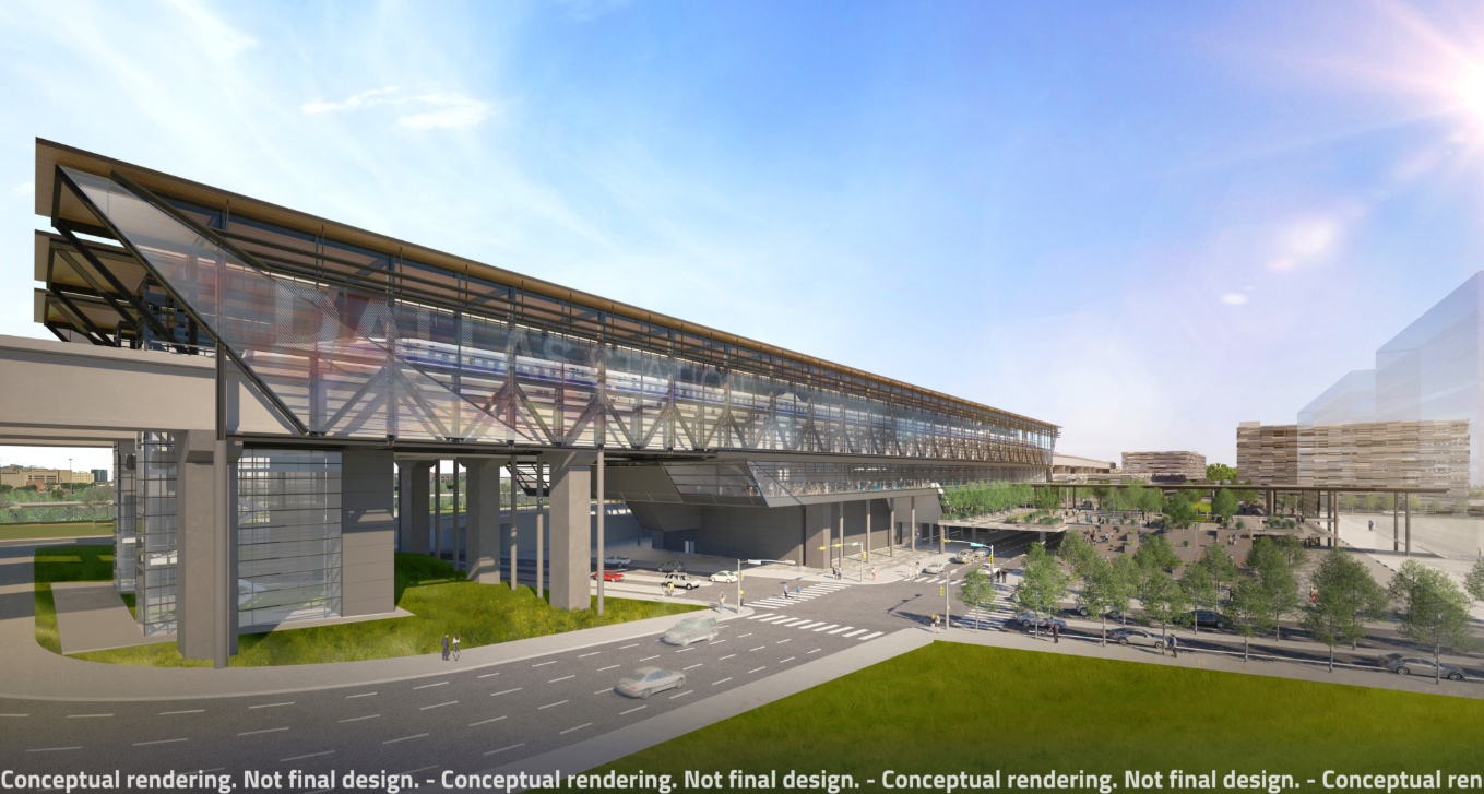 conceptual rendering texas central railway
