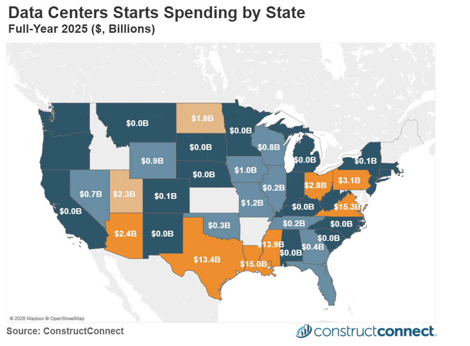 data center state map c2026 constructconnect feb 2026