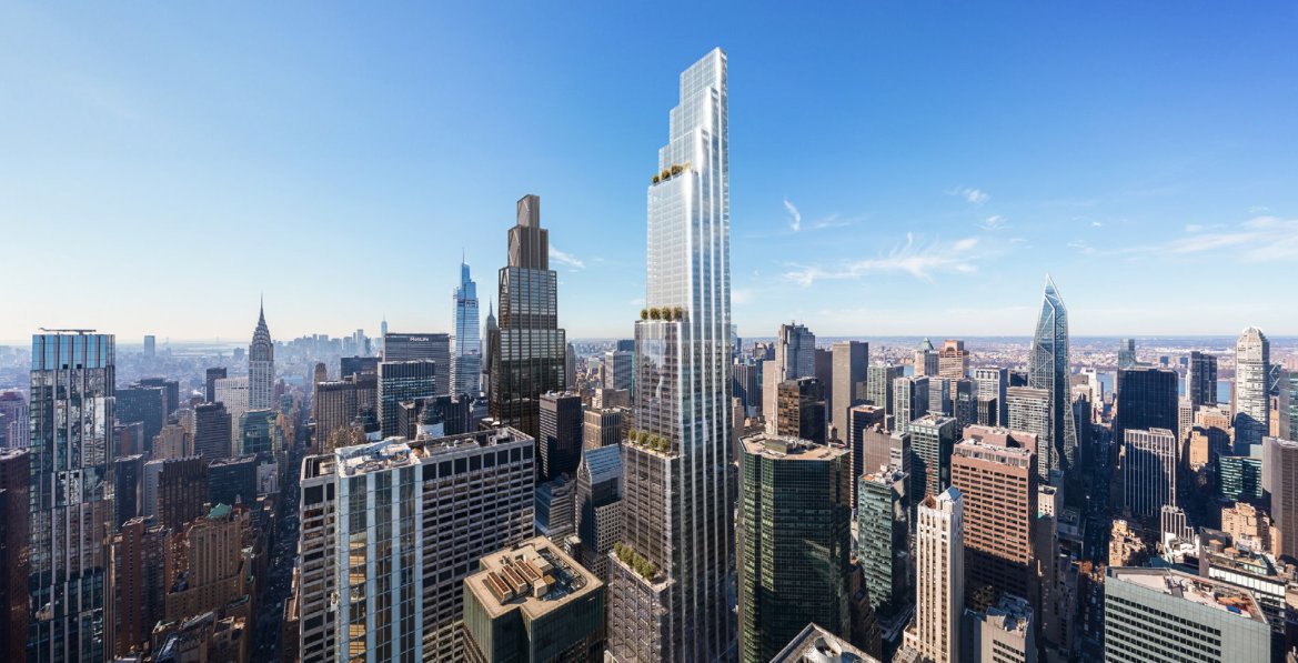 foster and partners partial imiage 350 park avenue project