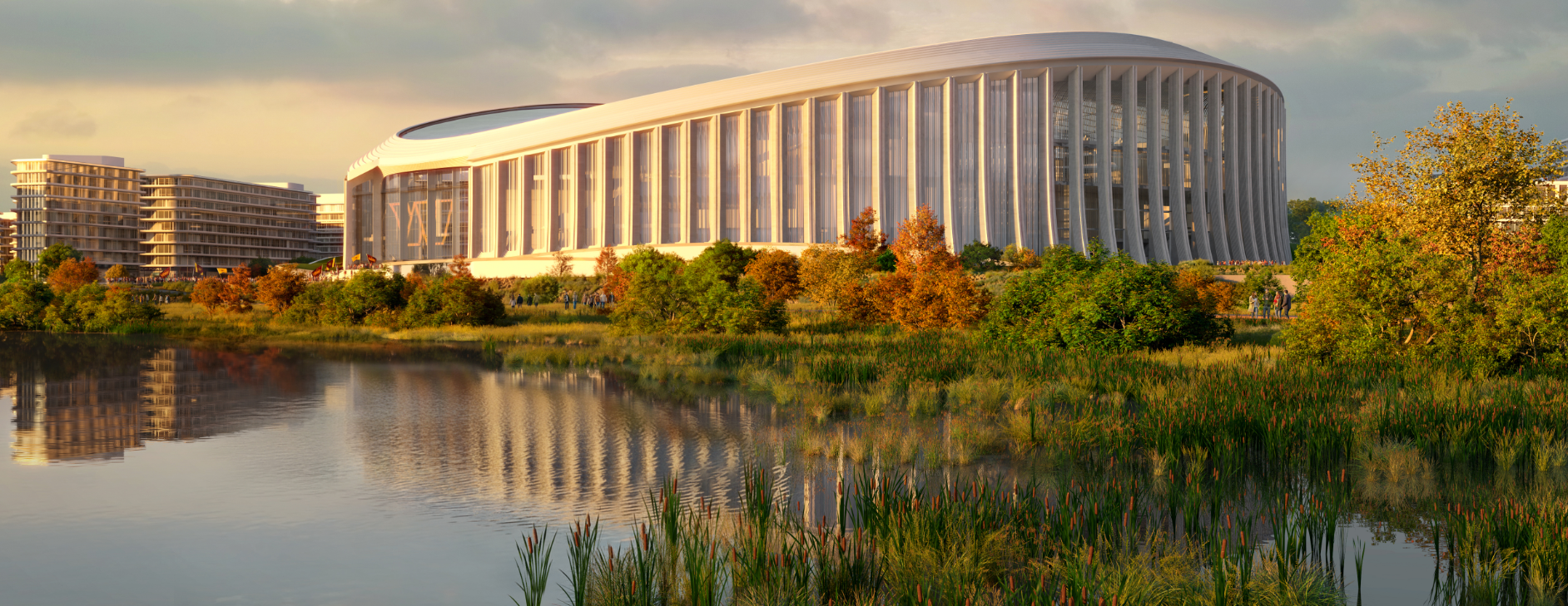 hks rendering jan 2026 washington connanders staduim HKS