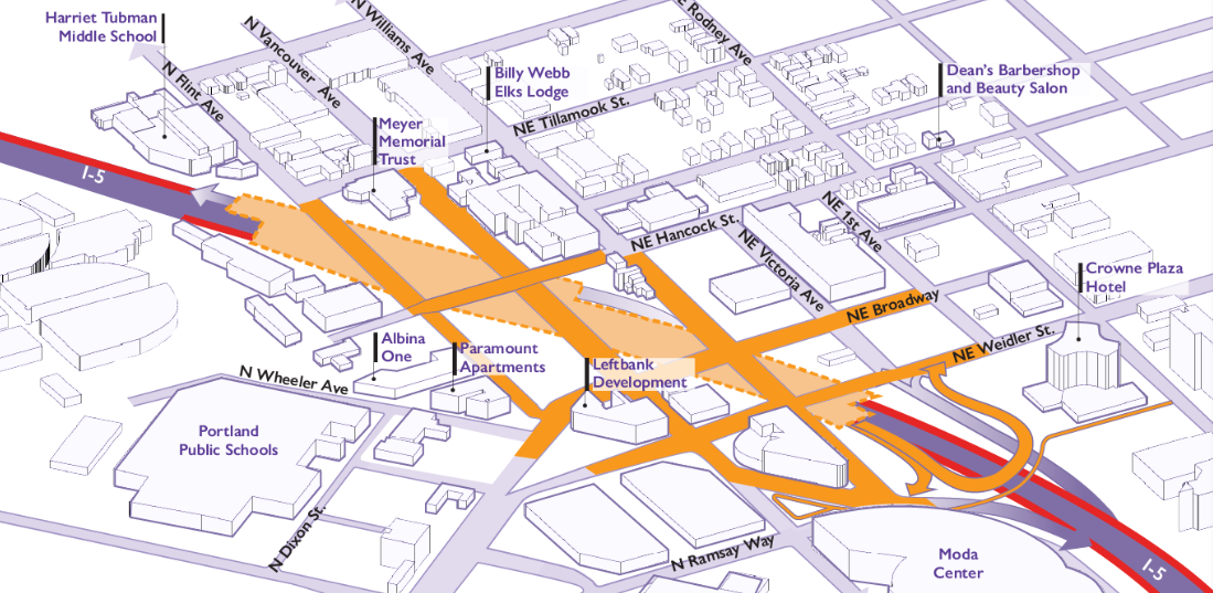 i-5 rose project sketch ODOT