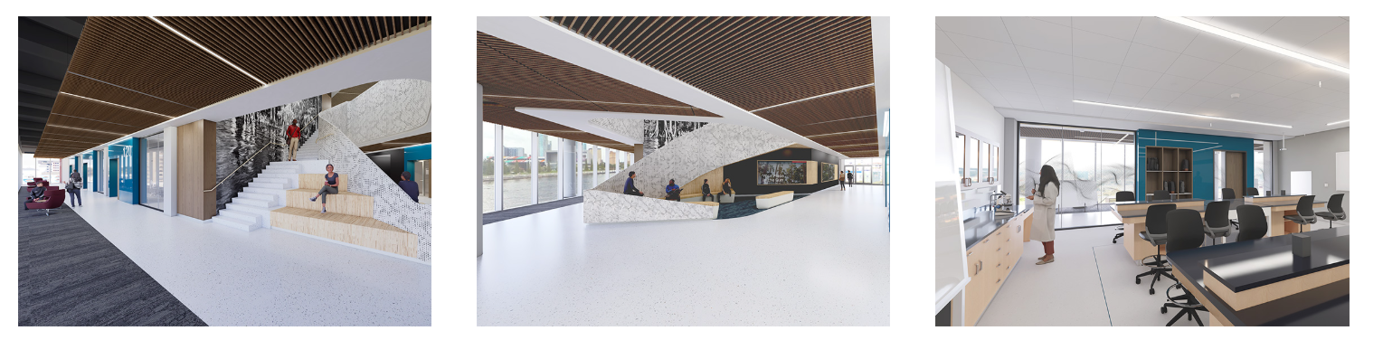 interior rendering panel university of tampa science center image