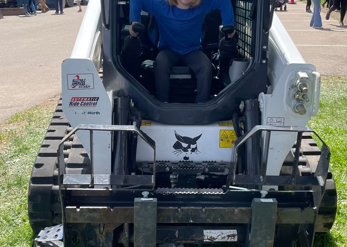 kids build wisconsin attendee image skid steer attendee workforce development