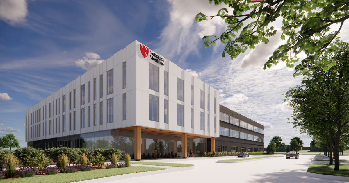 nebraska medicine rendering exterior