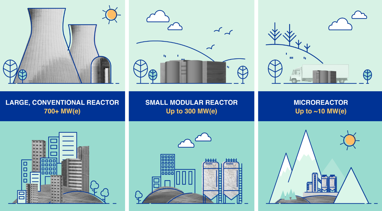 nuclear plant differences smr IAEA Vargas