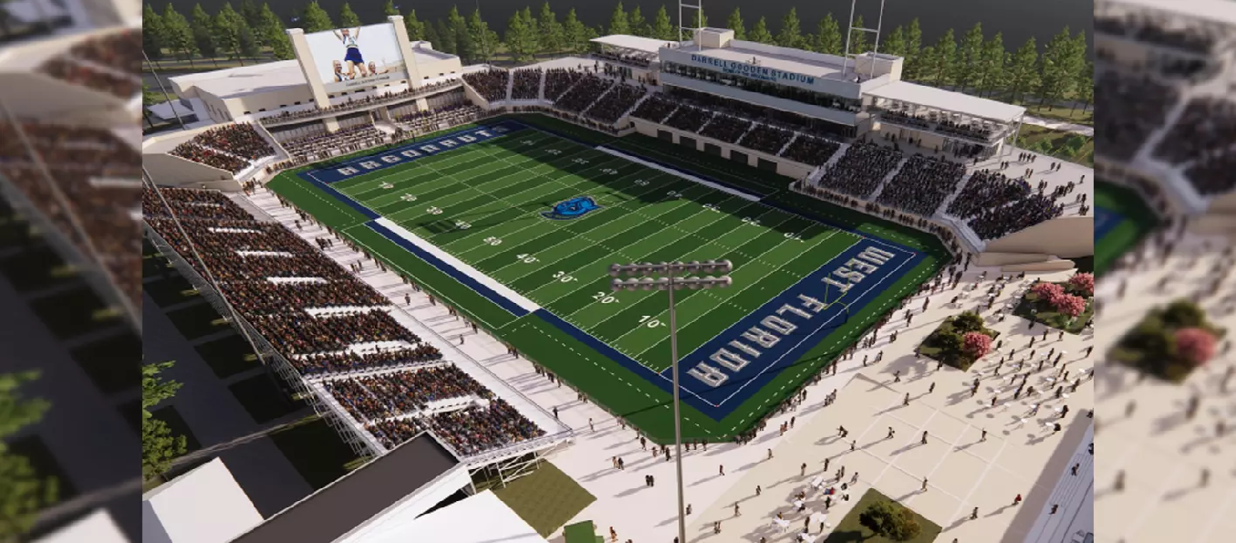 uwf rendering stadium